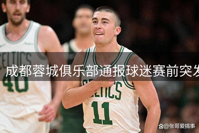 成都蓉城俱乐部通报球迷赛前突发晕厥离世事件